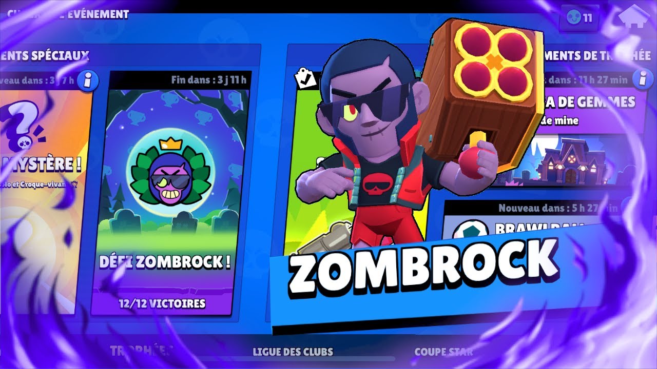 Brawl Stars | Défi Zombrock | Compte 38k | Octobre 2022 | Ishigami