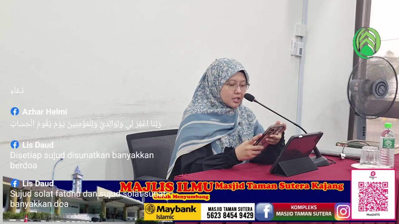 KULIAH  DHUHA MUSLIMAT : USTAZAH NORAINI MAT DIN ( USTAZAH NONY) - Kitab Pohon Rezeki