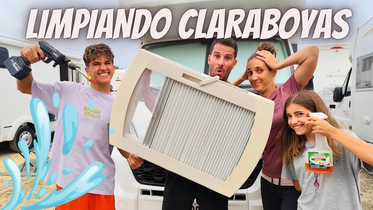 CONSEJOS AUTOCARAVANA LIMPIEZA CON AMIGOS !