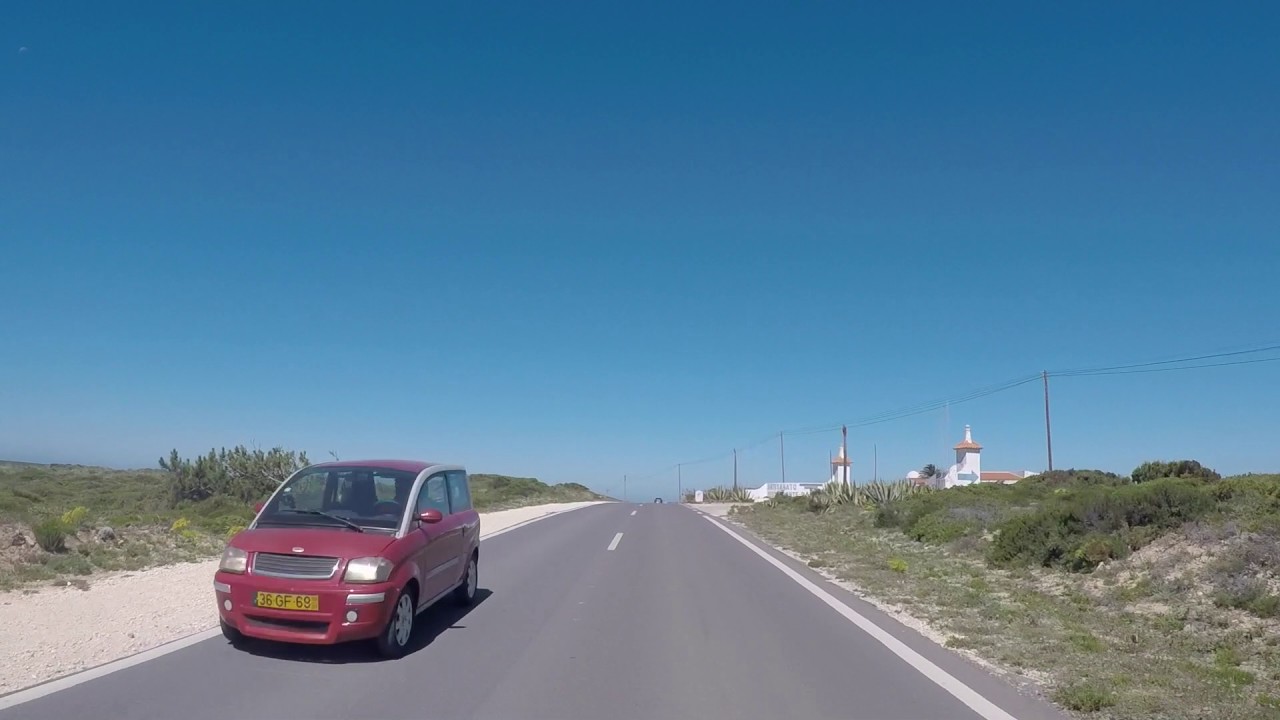 Portugal Route vers Cabo Sao Vicente, Gopro / Portugal Route to Cabo Sao Vicente, Gopro