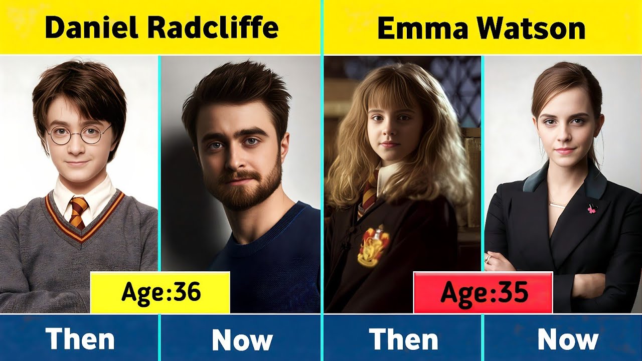 Harry Potter Movie All Cast – Transformation From 2001 to 2026 (Then & Now)