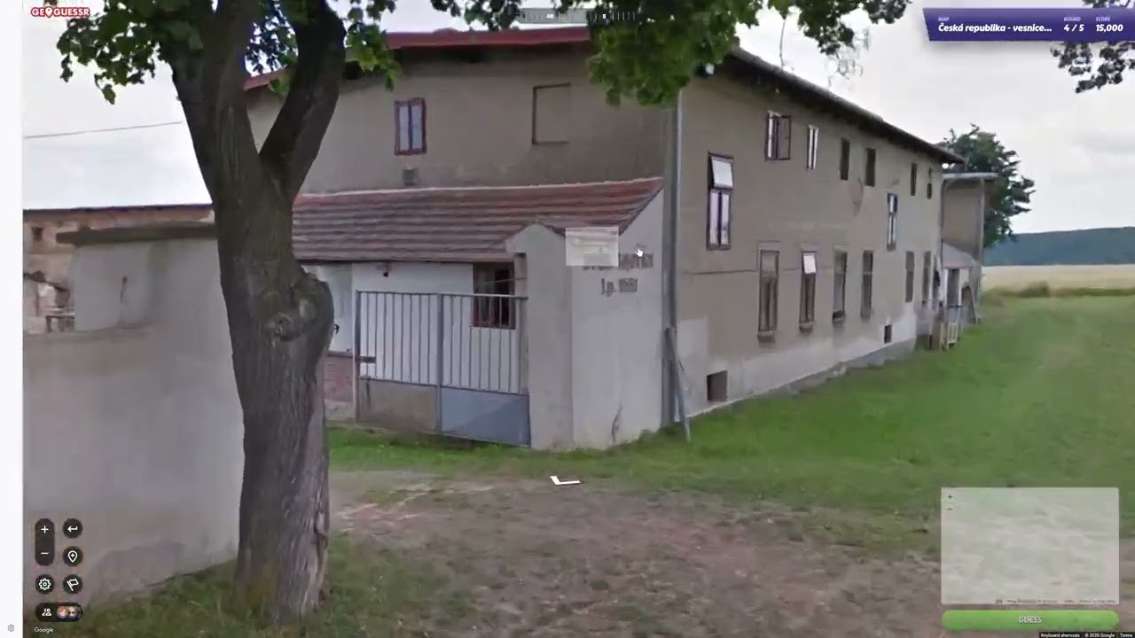Geoguessr - Česká republika - vesnice a města #41