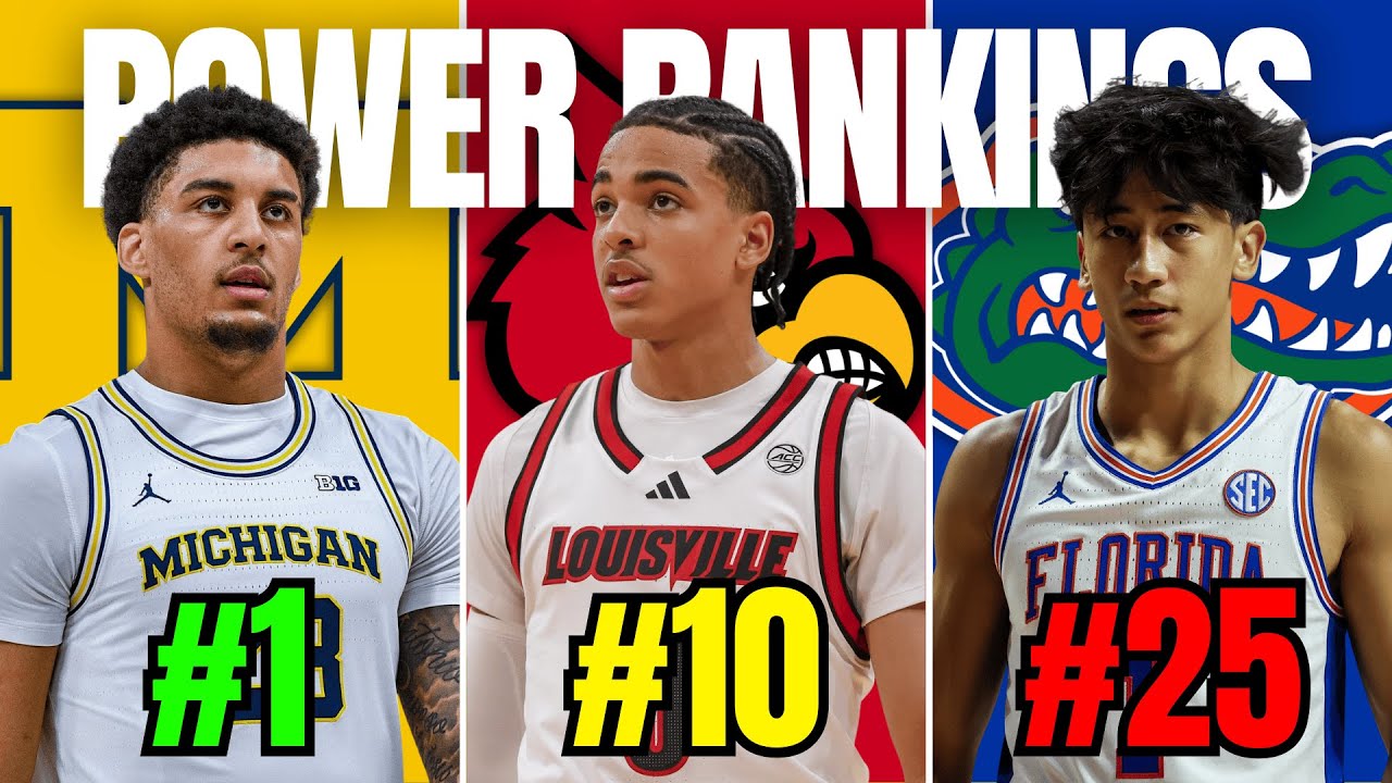 Ranking the Top 25 Teams in College Basketball after Week 6