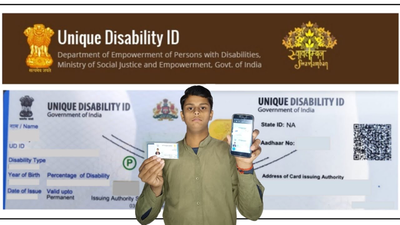 Udid Card #deaf #isl #Pushkar_Mishra_Deaf