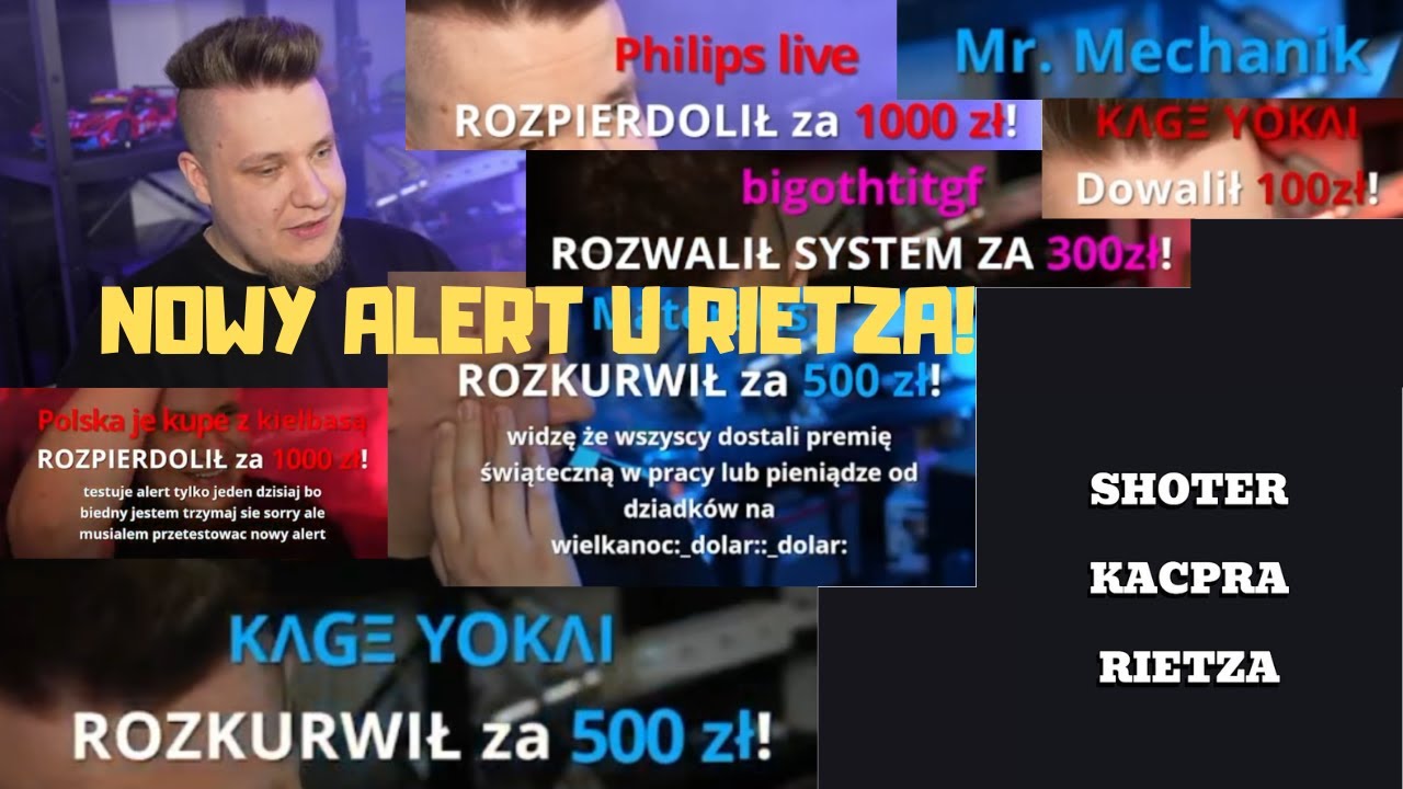 NOWY ALERT ZA 1000ZŁ I ANIELA Z KONFETTI NA STREAMIE WIELKANOCNYM | Shoty 20.04