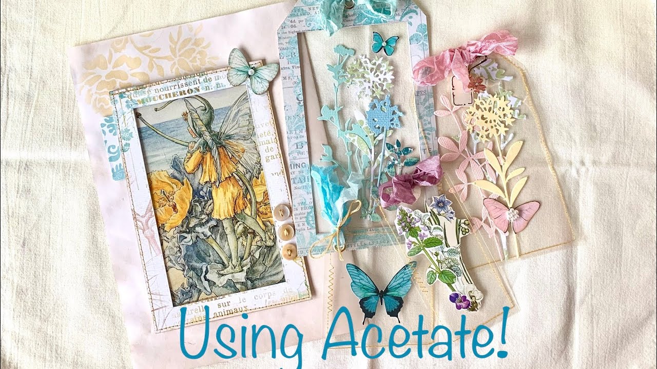 Let’s make acetate tags and frames!
