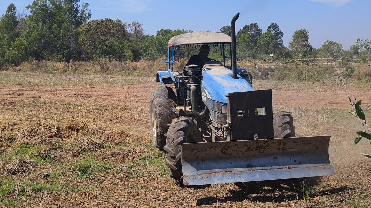 งานปรับนาดันที่สูงลงมาต่ำ!! ควันขาวเครื่องเริ่มไปแล้ว TS90 NEW HOLLAND