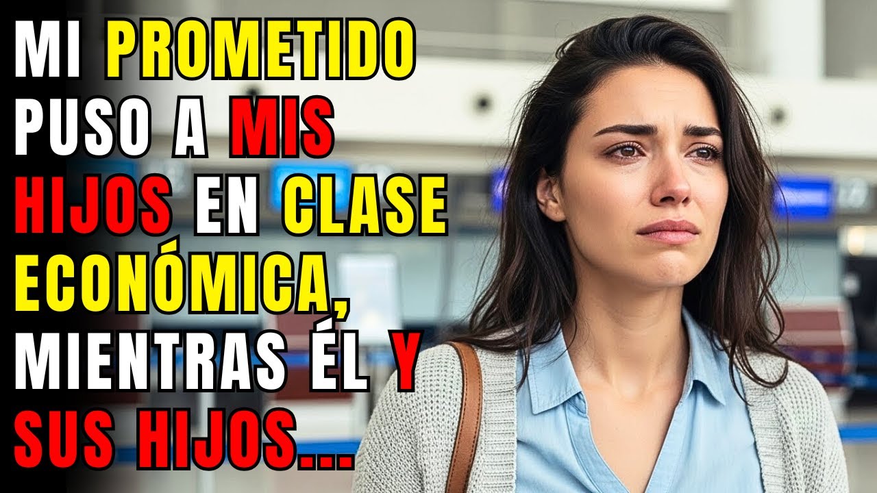Mi prometido puso a mis hijos en clase económica, mientras él y sus hijos viajaron en primera clase.