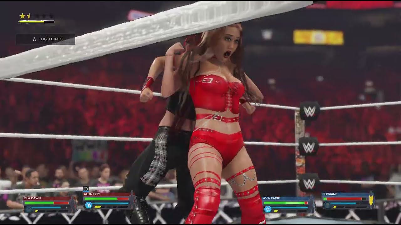WWE 2K24 NXT BattleGround Alba Frye & Isla Dawn vs. Floriane & Ava Raine