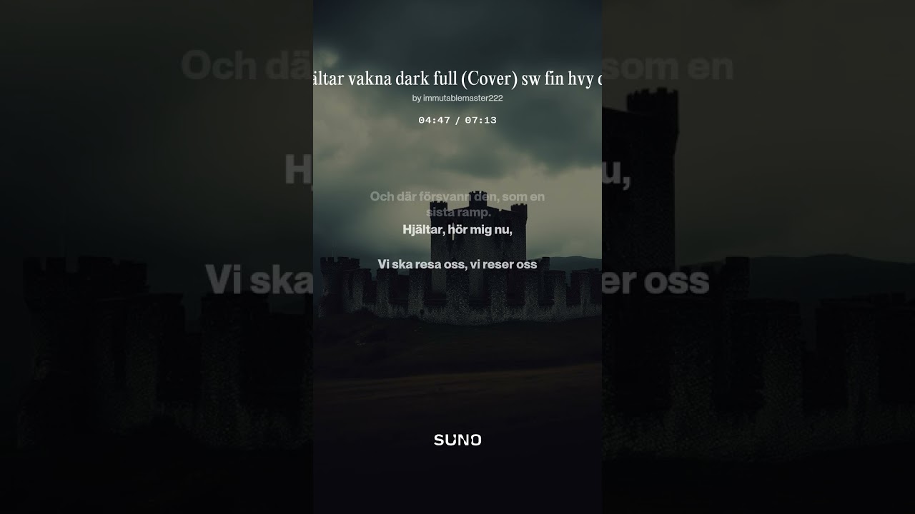 Hjältar vakna dark full Cover sw fin hvy drk