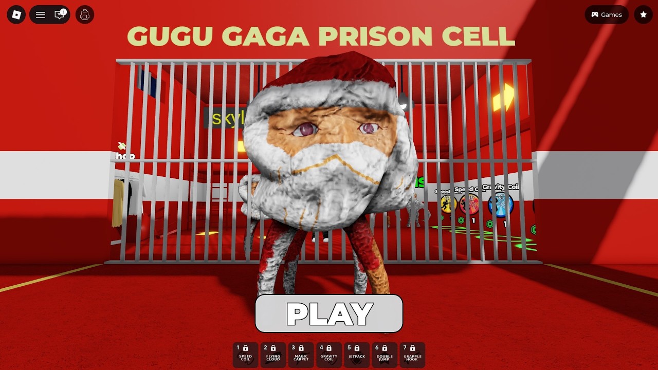 I ESCAPED GUGU GAGA! 🍼😱 (Roblox Scary Obby)