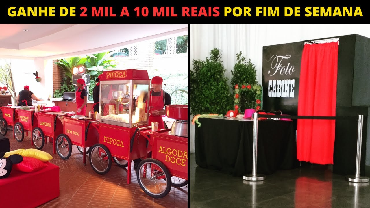 6 Ideias LUCRATIVAS para GANHAR DINHEIRO com festas e eventos
