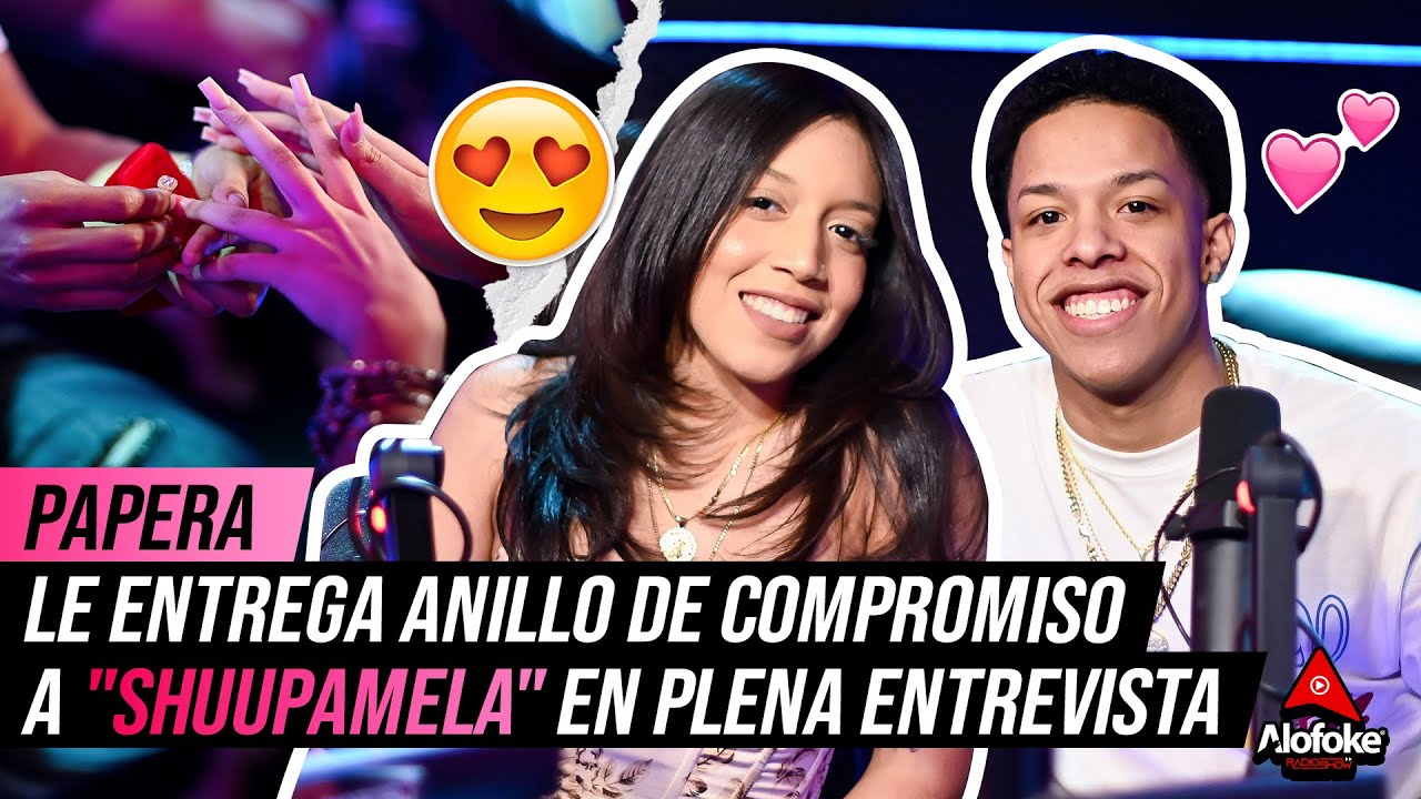 PAPERA LE ENTREGA ANILLO DE COMPROMISO A 