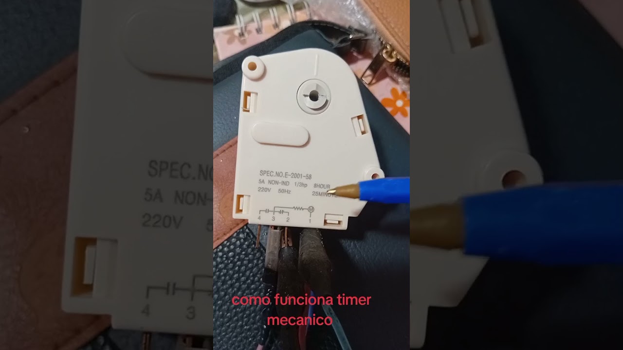 coneccion timer mecanico
