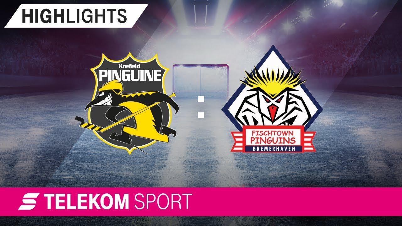 Krefeld Pinguine – Pinguins Bremerhaven | 1. Spieltag, 18/19 | Telekom Sport