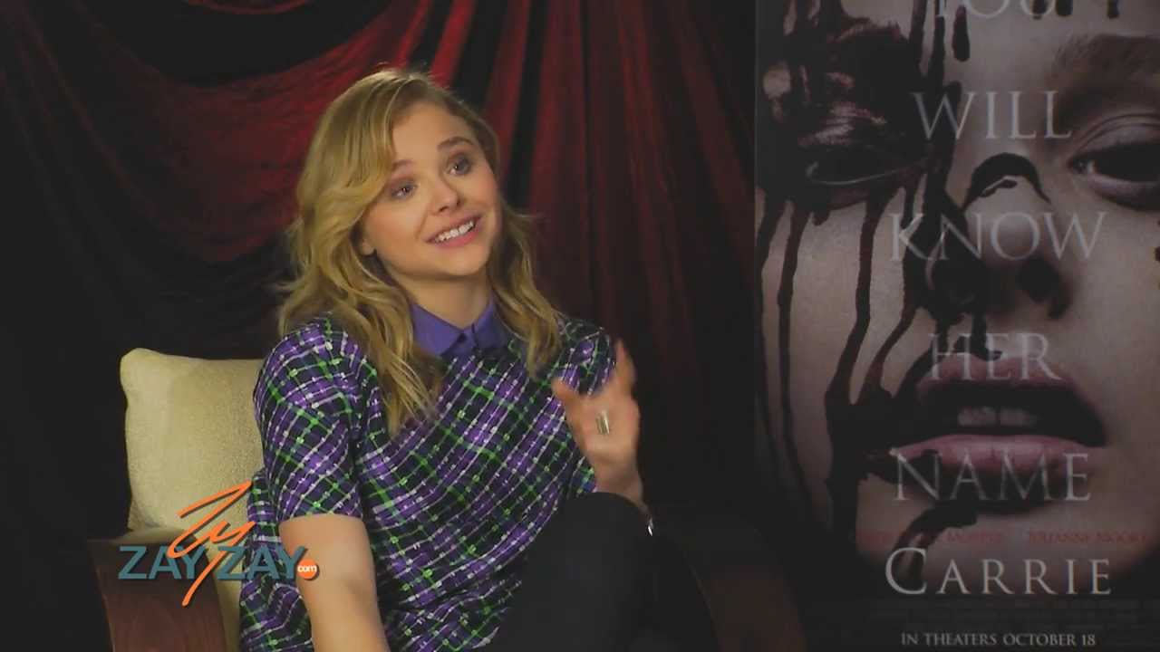 Chloe Grace Moretz - Carrie - Fan Question - ZayZay.Com
