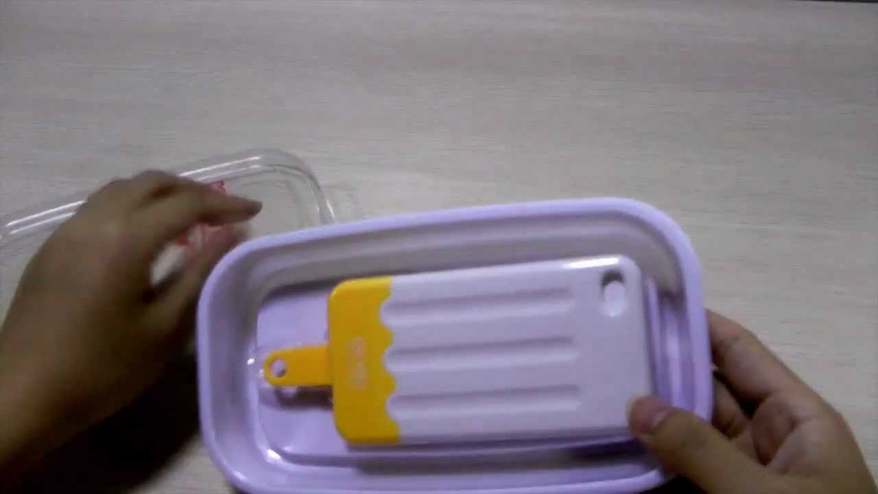 Cute Ice Pop Style Protective PC Case for iPhone 4 / 4S - DealExtreme