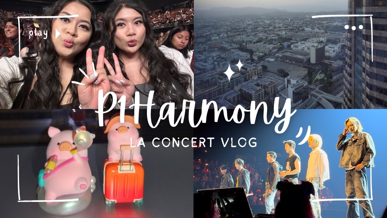 P1Harmony P1ustage H: UTOP1A LA Concert Vlog