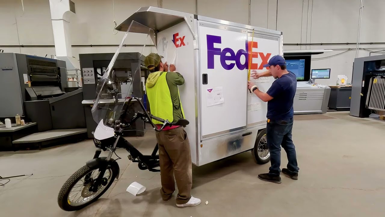 FedEx Canada Unveils Newly Wrapped Fulpra E-cargo Bike