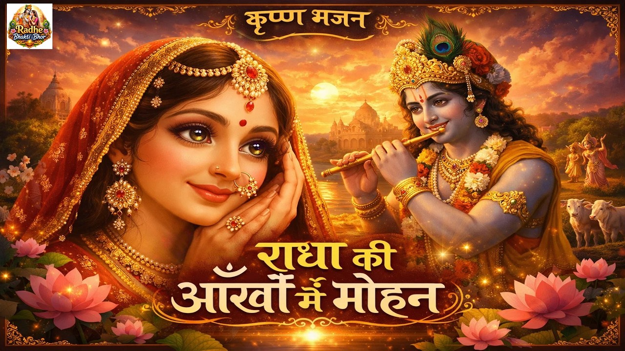 New Radha Krishn Bhajan |  Radhe Ki Aankho Mohan | New Lofi Soulful Song | Morning Bhajan
