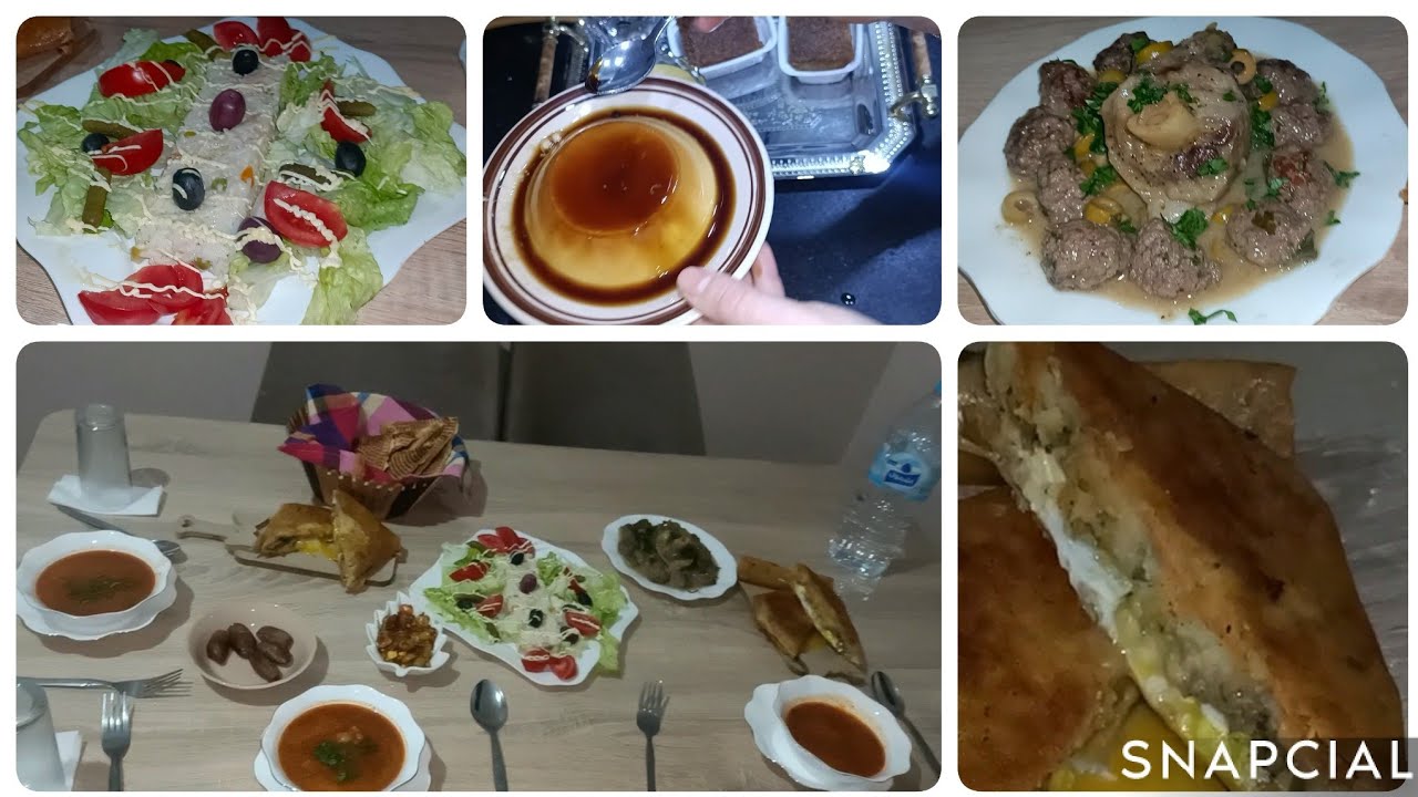 طاولة افطار أول رمضان اطباق جزائرية رمضانية شهية كي العادة 