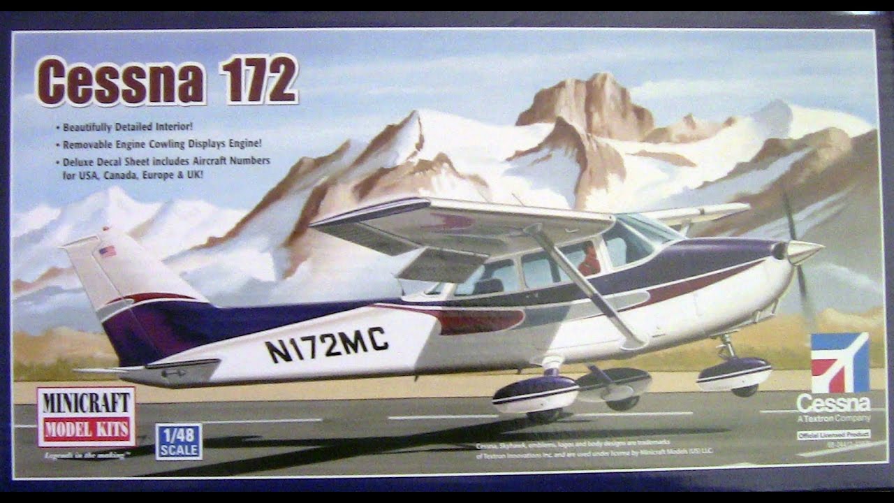 Обзор/превью Minicraft Cessna 172 1/48
