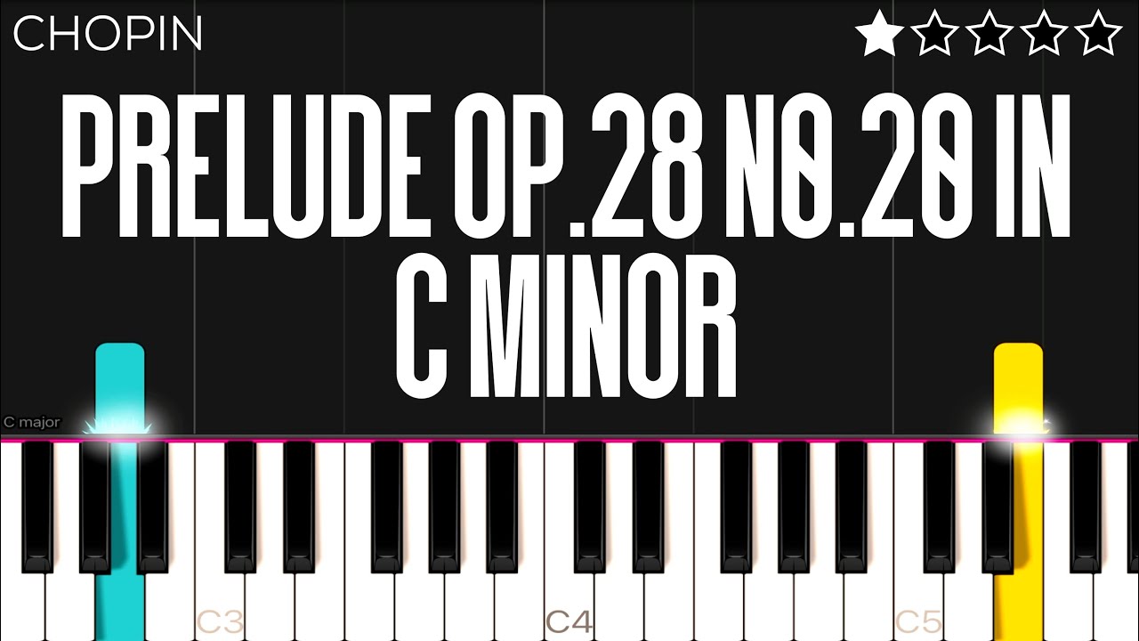 Chopin - Prelude in C Minor, Op. 28, No. 20 | EASY Piano Tutorial