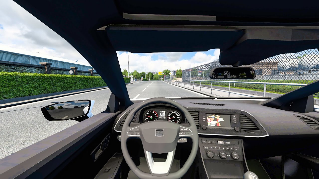 Seat Leon || Euro Truck Simulator 2 || ETS 2 Car Mod 1.44