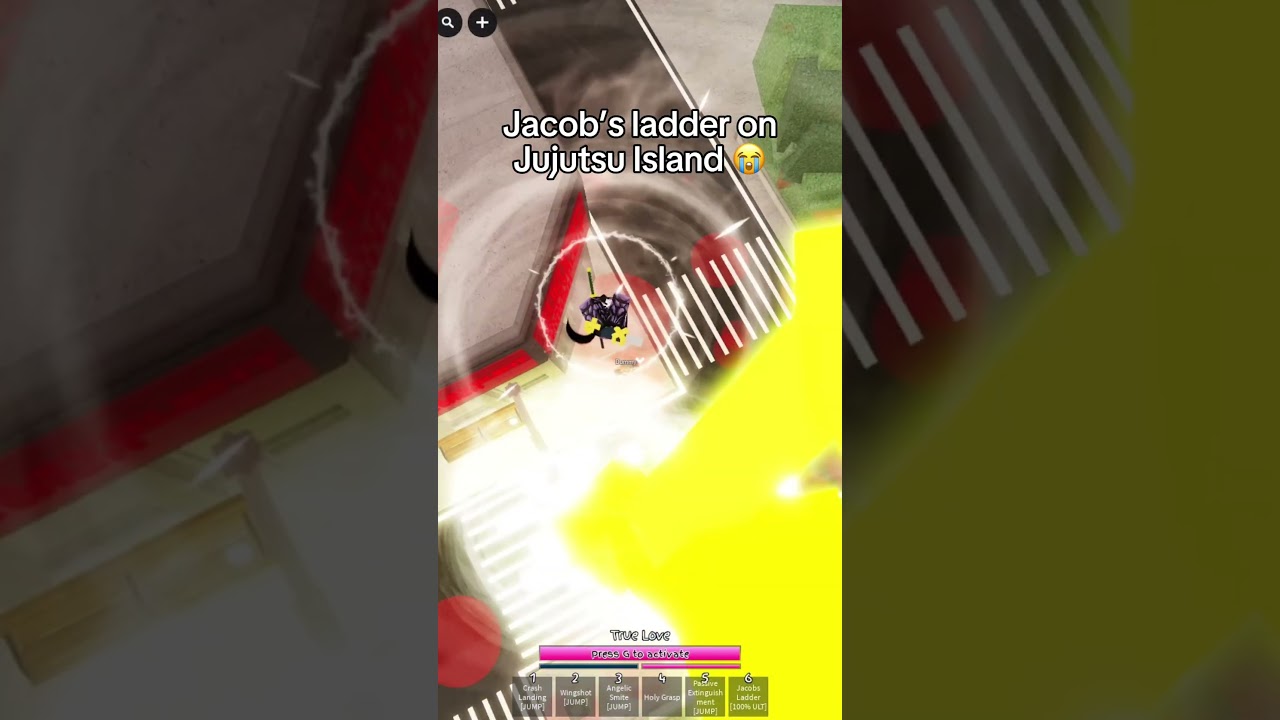 Better than the actual Jacob&rsquo;s ladder 😭🙏 #shorts #roblox #jjs #jujutsushenanigans #jjk