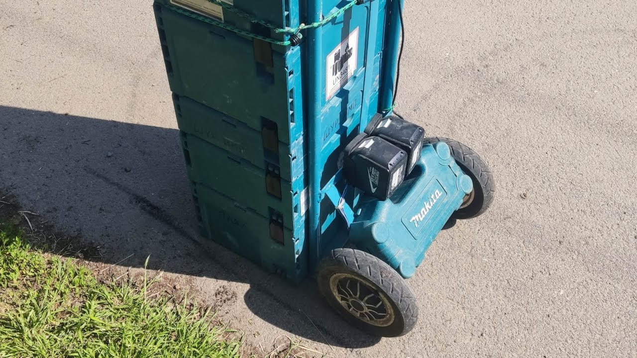 Самодельная тележка MAKITA.