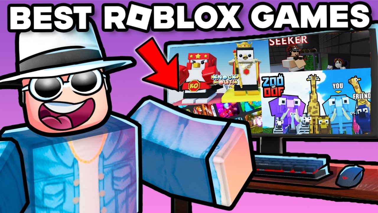Joguei os melhores jogos do roblox