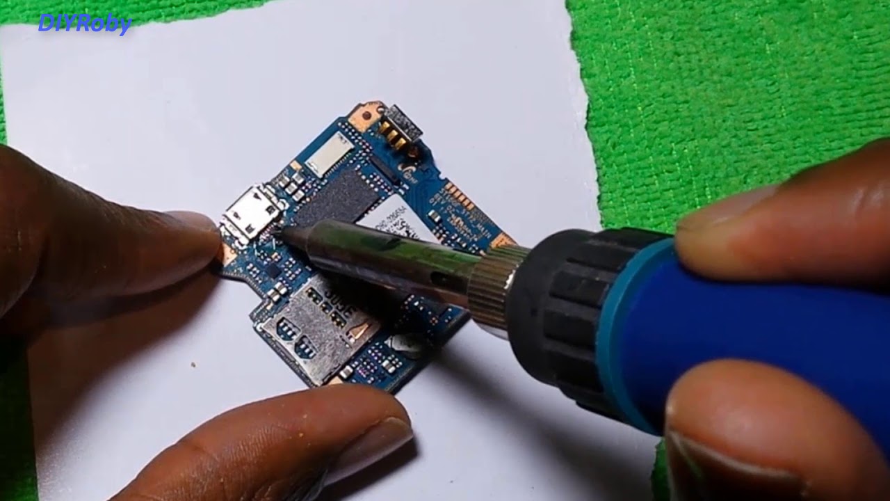 Ремонт разъёма micro usb на камере Samsung ST150F. Разборка, перепайка, оплавление.
