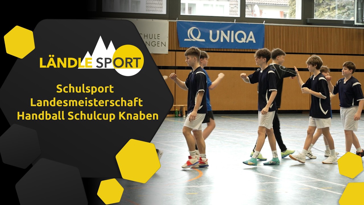 Schulsport | Landesmeisterschaft Handball Schulcup Knaben