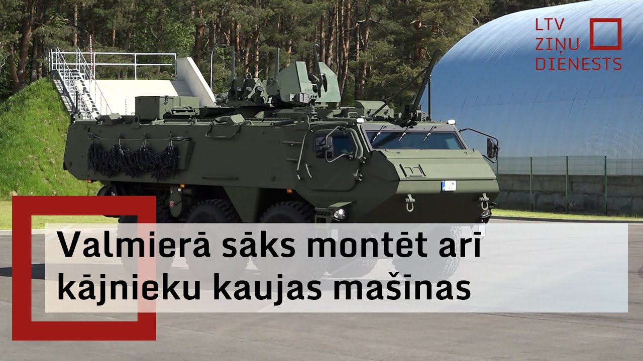 Valmierā šogad plānots saražot aptuveni 100 “Patria” bruņumašīnu