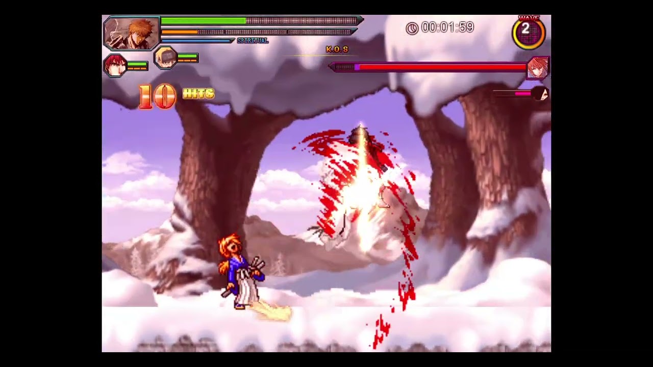 Bleach vs  Naruto Musuo Snow Mountain Mission.