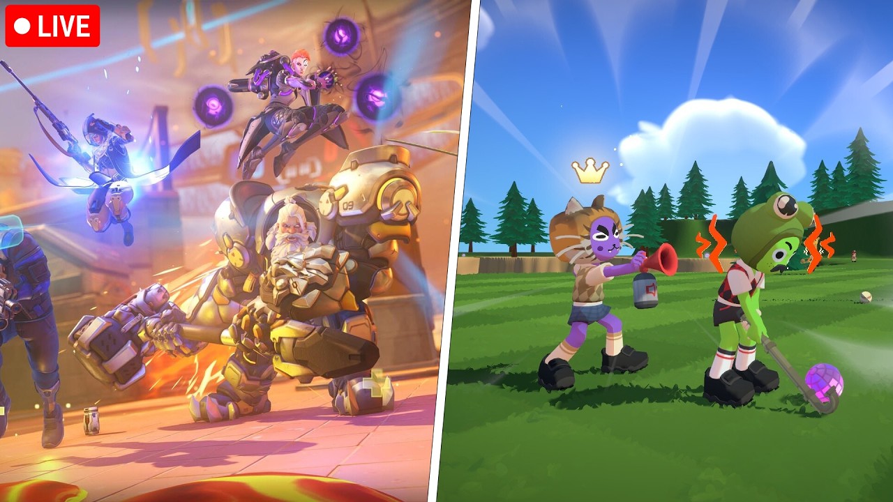 🔴LIVE | Overwatch then Super Battle Golf