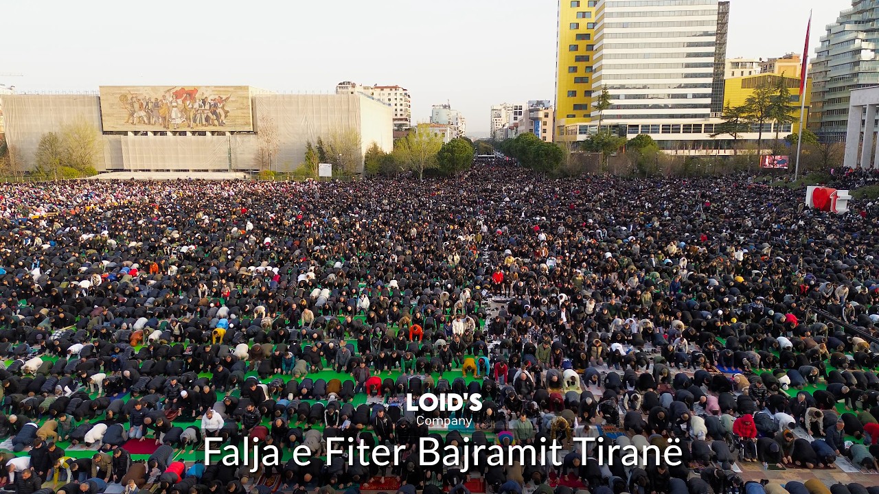Falja e Fiter Bajramit 2026 Tiranë