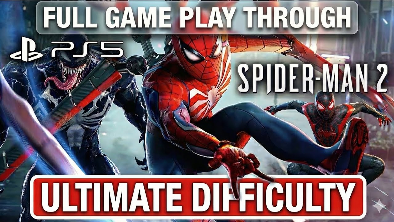 I Survived Spider-Man 2 on ULTIMATE Difficulty 😈#ultimatechallenge  #live#gameplay#spiderman2#venom 