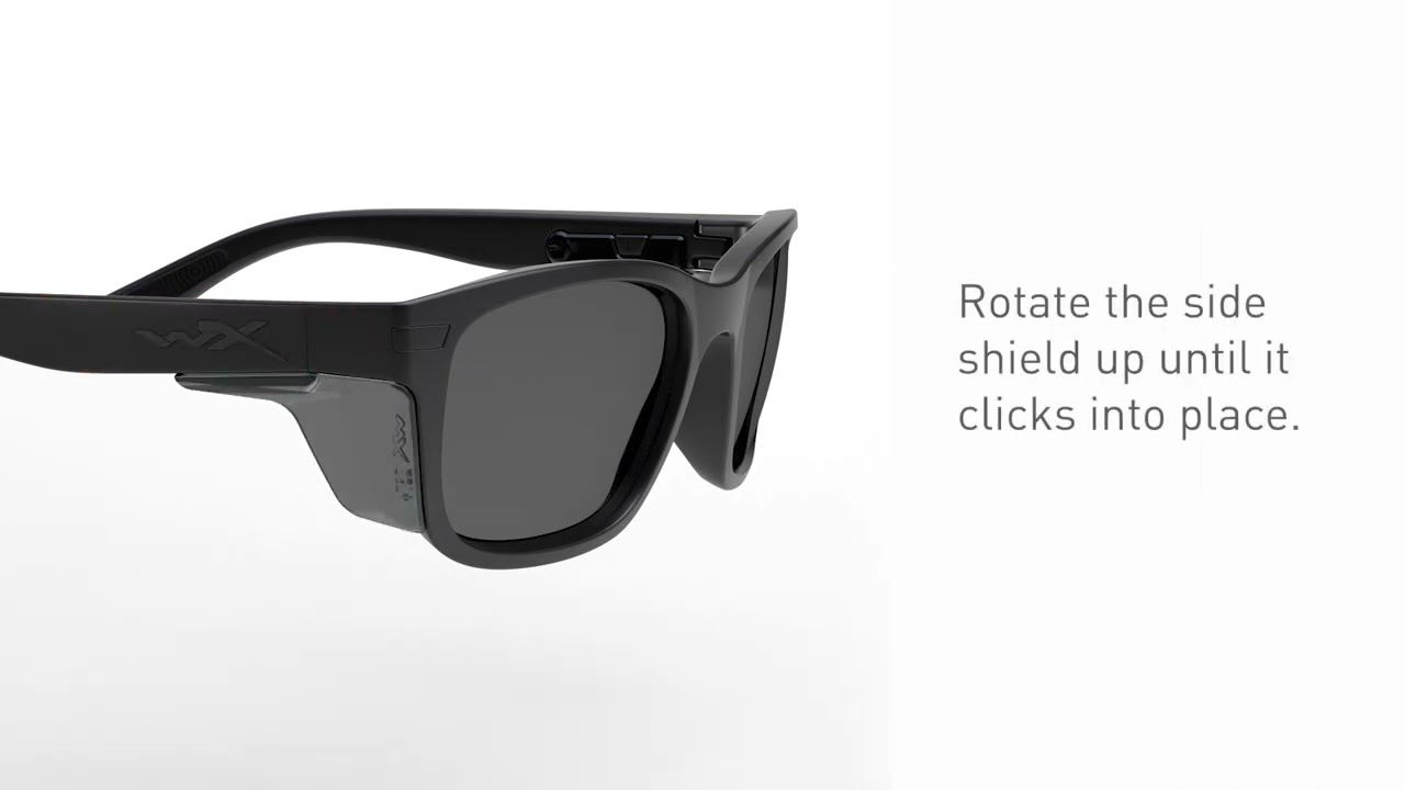 Wiley X | How To Install And Remove the Removable Side Shields