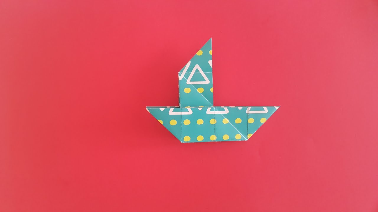 kağıttan gemi yapımı, origami yelkenli gemi yapımı