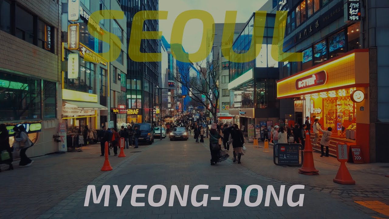 🇰🇷 Seoul - Myeong-dong | 4K Walking Tour 2024