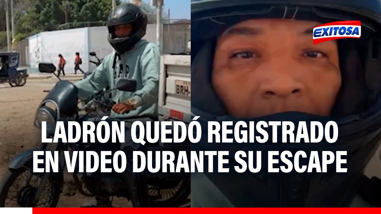 🔴🔵 Chiclayo: Ladrón en moto asalta a periodista de Exitosa en plena transmisión en vivo
