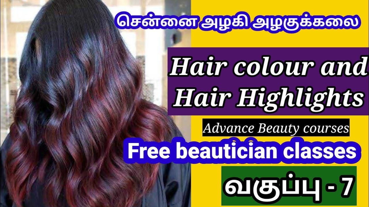 #Hair_colouring,#hair_high_lighting,#Chennai_azhagi
