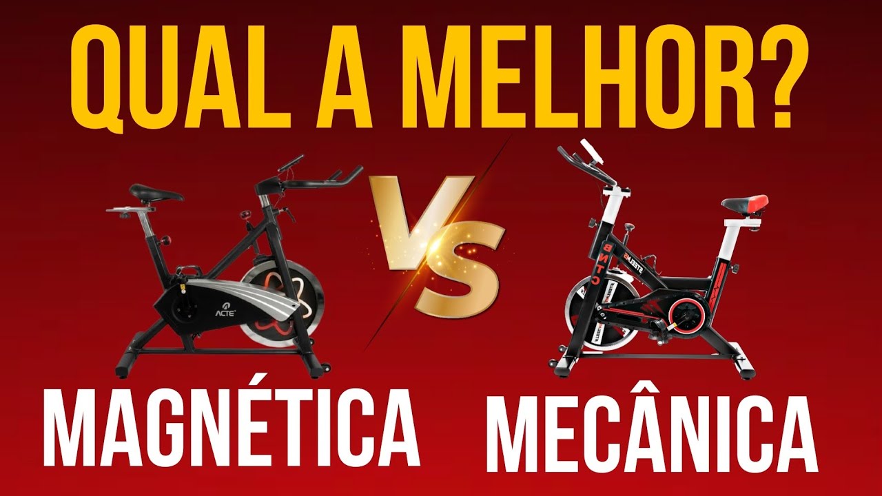 BICICLETA ERGOMÉTRICA MAGNÉTICA OU TRAÇÃO, QUAL É MELHOR? QUAL A DIFERENÇA?