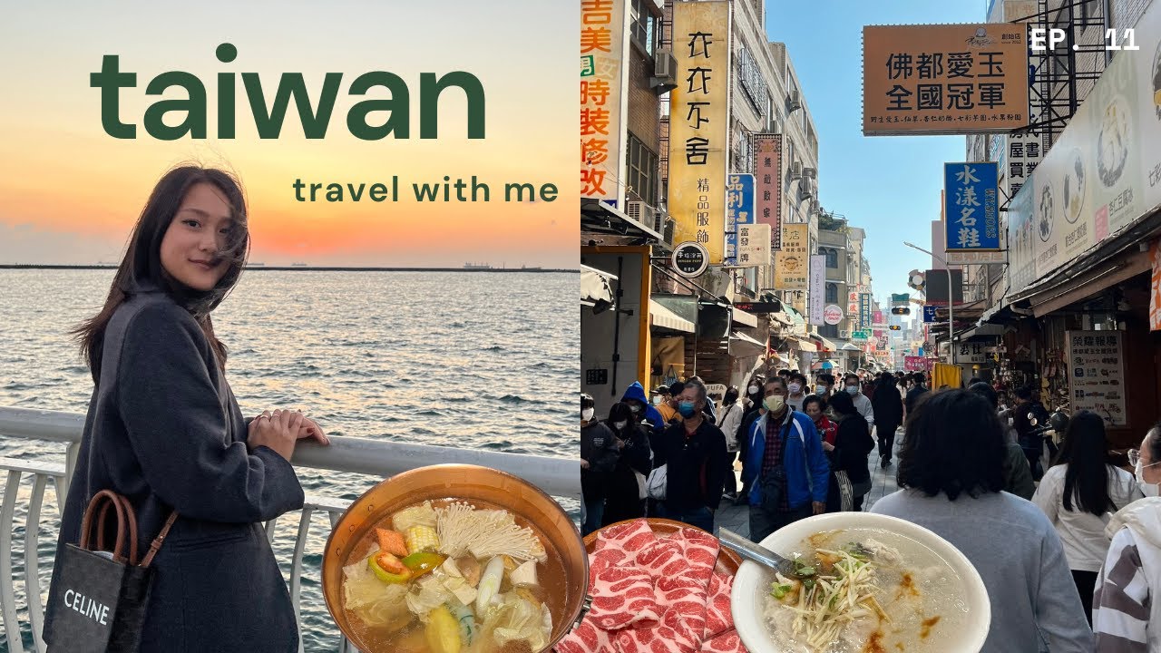 taiwan vlog 🇹🇼 | train from taipei to tainan 🚅  BEST hot pot, breakfast buffet | a month in taiwan