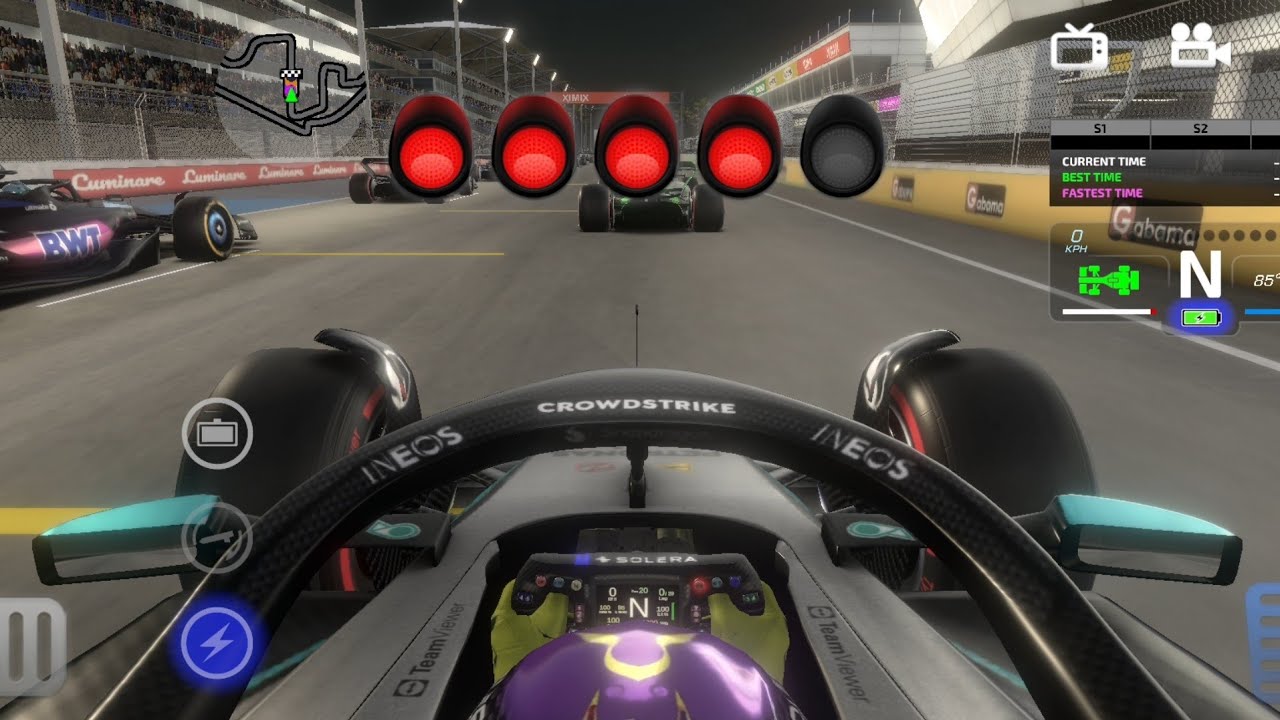 Monoposto: Last to First Challenge - Lewis Hamilton 🇦🇪 Absolute Chaos 🫣