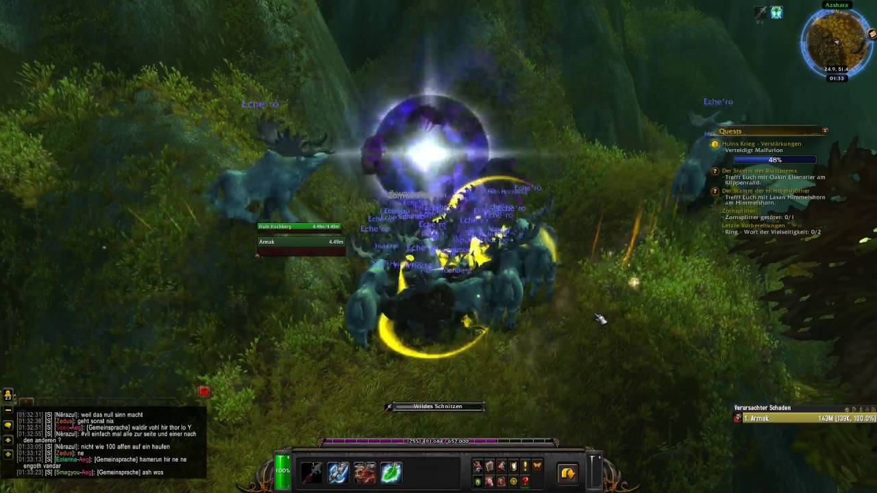 Huln quest chaos at release day