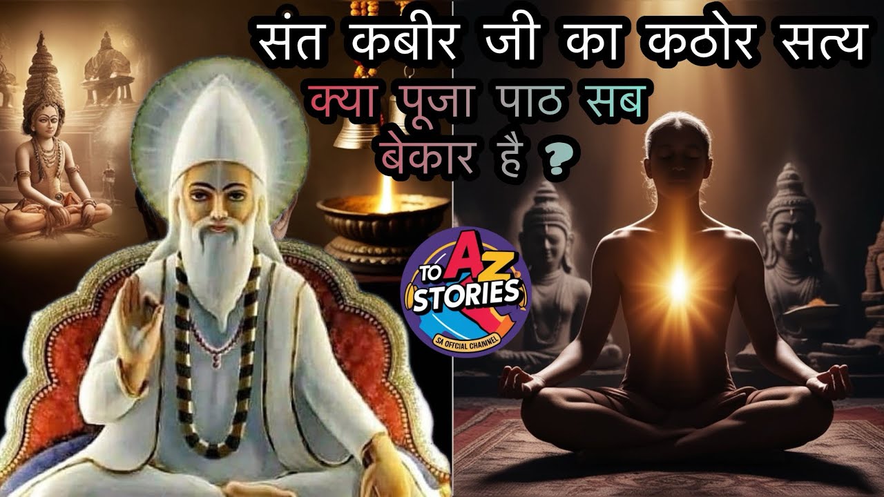 संत कबीर जी का कड़वा सच,क्या पूजा पाठ सब बेकार हैं ? #kabirji #kabir #spirituality #om #allah #ram 