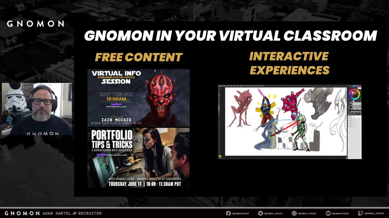 Virtual Info Session with 3D Modeler James Schauf