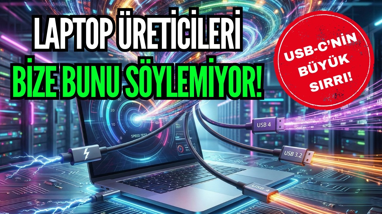 Laptop &Uuml;reticileri BİZE BUNU S&ouml;ylemiyor! USB Ger&ccedil;eği
